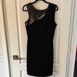 Jennifer Lopez Elegant Black Sequin Dress